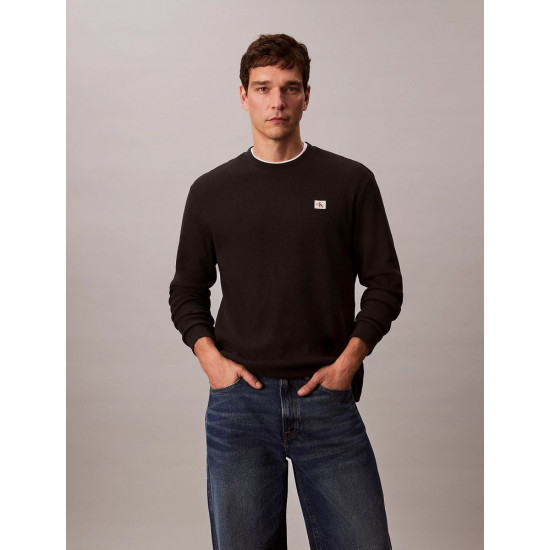 Calvin Klein Ανδρική μακρυμάνικη μπλούζα Long Sleeve Waffle T-shirt